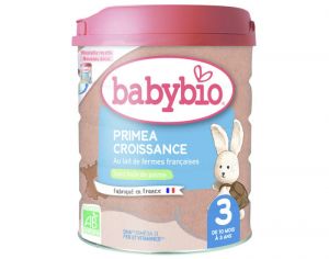 BABYBIO Croissance Prima 3 - Ds 10 mois - 800g