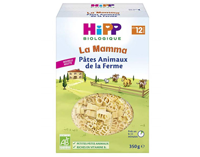 HIPP Ptes Animaux de la Ferme pour Bb La Mamma - 350g - Ds 12 Mois