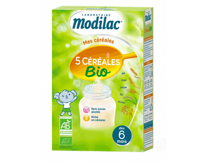 MODILAC 5 Crales - 230 g - Ds 6 mois