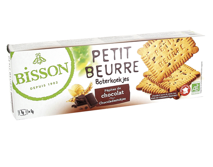 BISSON Petits Beurres Ppites de Chocolat - 150 g