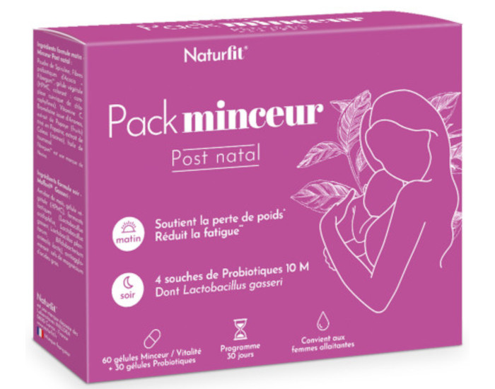 NATURFIT Pack Minceur Post Natal - 90 glules