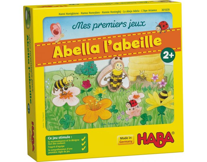 HABA Premiers jeux Abella l'abeille - Ds 2 ans