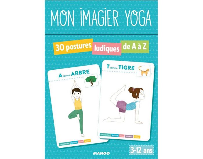 MANGO Editions Livre Mon Imagier Yoga - Ds 3 ans