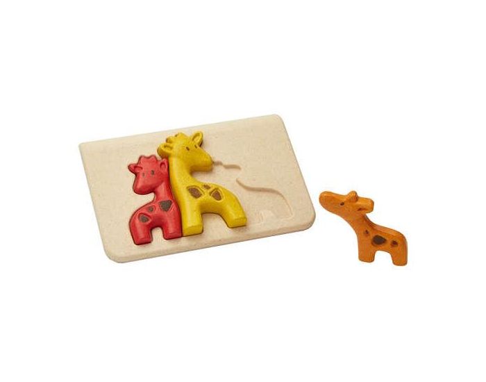 PLAN TOYS Mon 1er Puzzle Girafe - Ds 18 mois