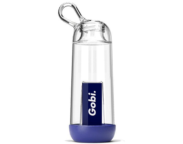 GOBI Gourde Personnalisable Made in France en Tritan - Bleu Saphir - 40 cl