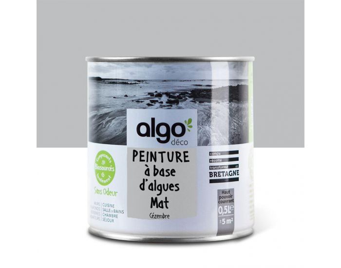 ALGO PAINT Peinture saine et cologique Algo - Gris - Czembre