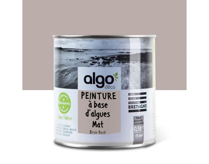 ALGO PAINT Peinture Saine et Ecologique Algo - Brun Ros