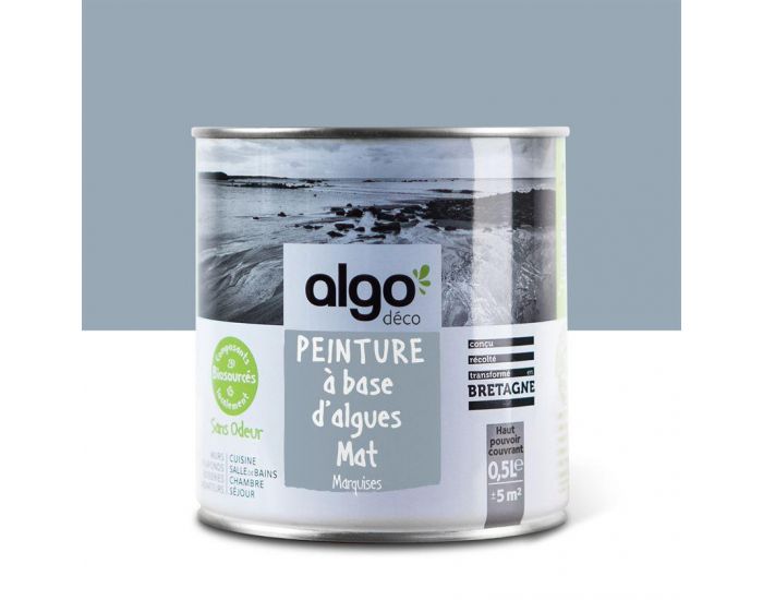 ALGO PAINT Peinture Saine et Ecologique Algo - Bleu - Marquises
