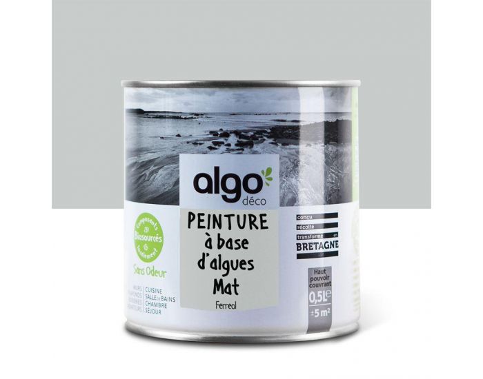 ALGO PAINT Peinture Saine et cologique Algo - Gris - Frreol