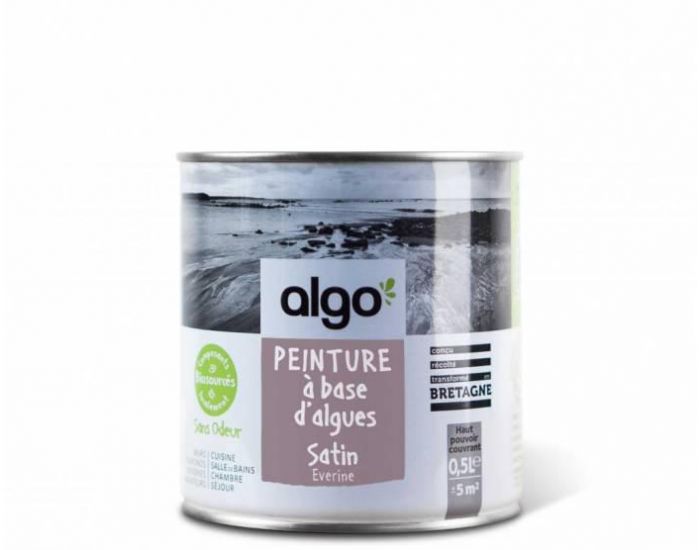 ALGO PAINT Peinture Biosource Dcorative Mauve-Violette Finition Satin (Everine)