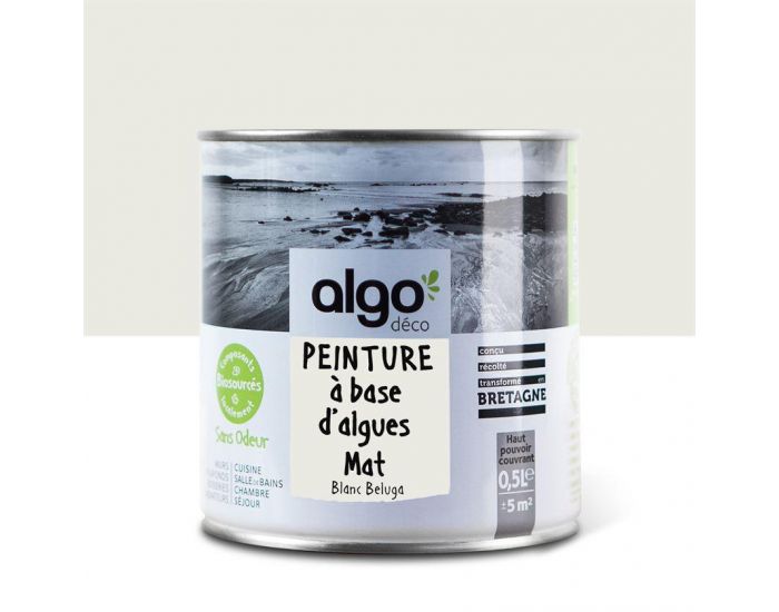 Peinture Saine et Ecologique Algo - Blanc Beluga