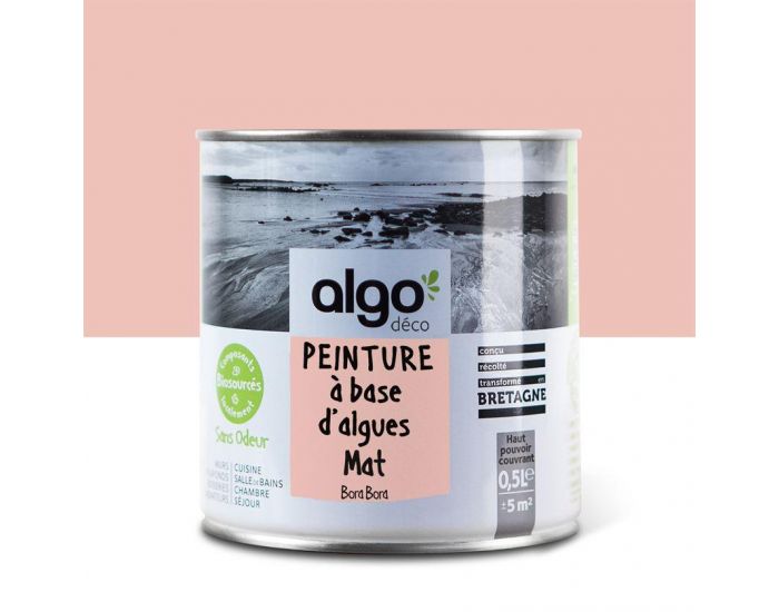 ALGO PAINT Peinture Saine et Ecologique Algo - Rose - Bora Bora