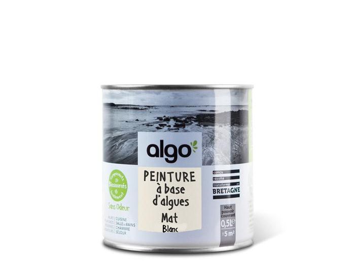 ALGO PAINT Peinture Biosource Dcorative Blanche Finition Mat (Blanc)