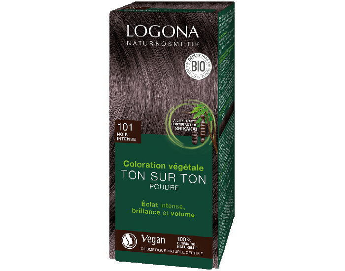 LOGONA Coloration Vgtale Noir Intense - 100 g