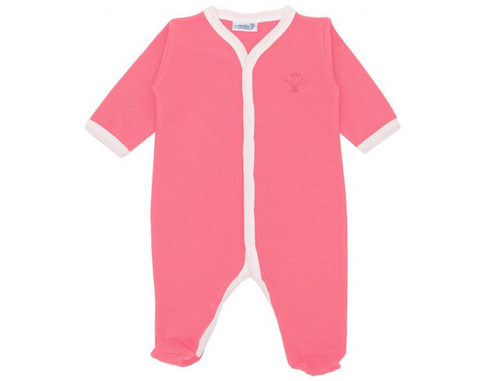  Pyjama Lger t - 100% Coton Bio - Corail (5)
