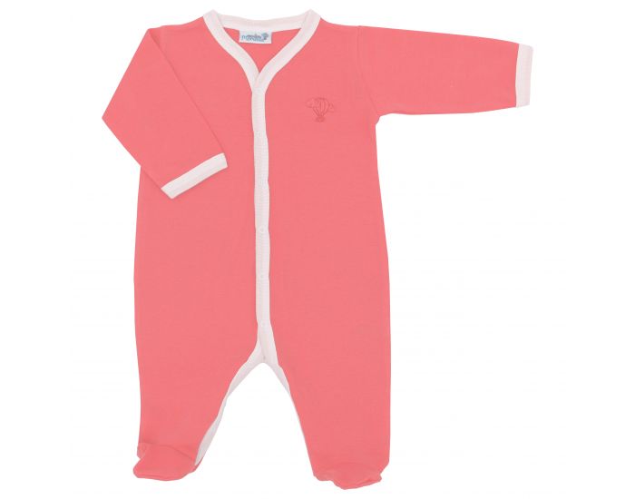  Pyjama Lger t - 100% Coton Bio - Corail (9)