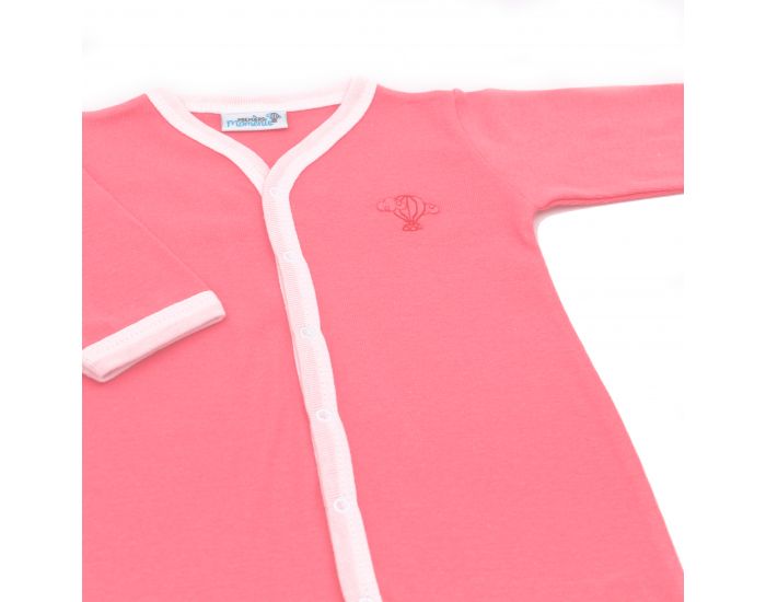  Pyjama Lger t - 100% Coton Bio - Corail (10)