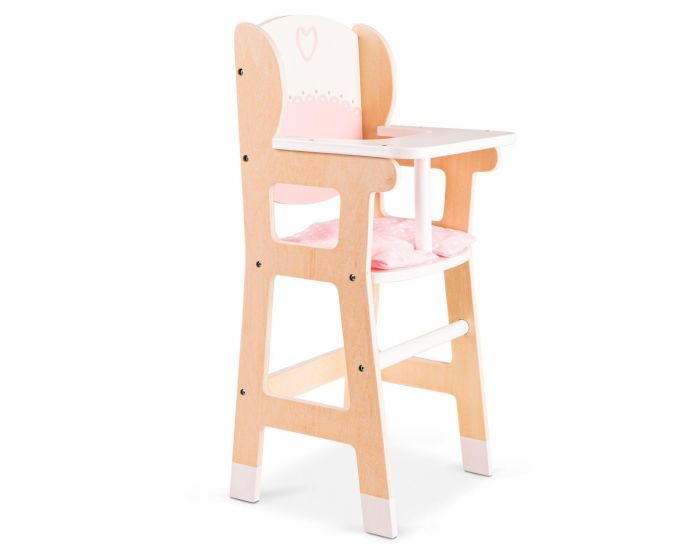 NEW CLASSIC TOYS Chaise Haute en Bois pour Poupe - Ds 3 ans (1)
