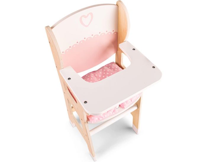 NEW CLASSIC TOYS Chaise Haute en Bois pour Poupe - Ds 3 ans (3)