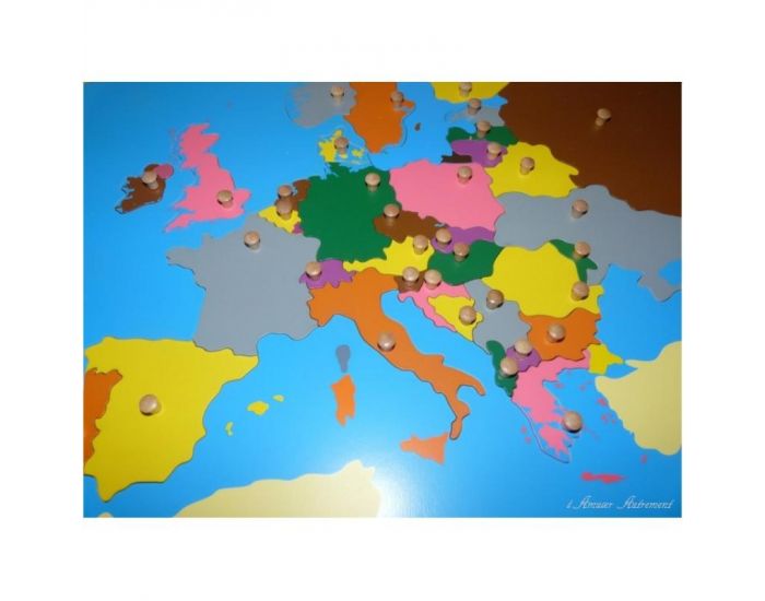 Carte puzzle de l'Europe haut de gamme - Ds 3 ans (3)