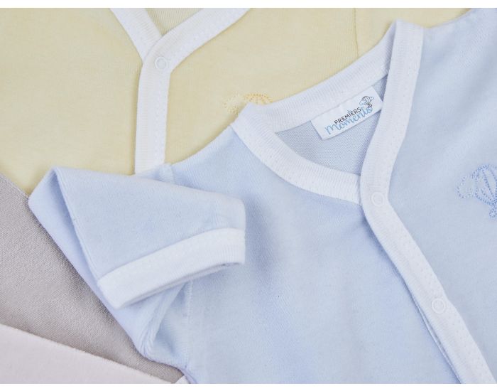 PREMIERS MOMENTS Pyjama Velours 100% coton bio - Pche (16)