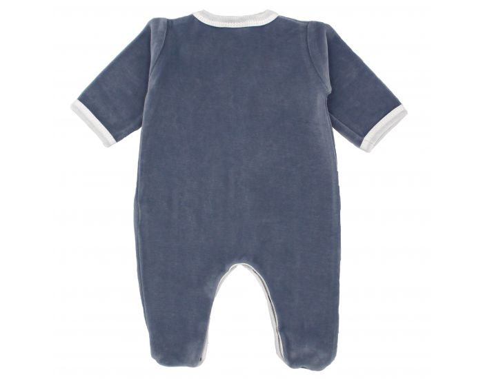 PREMIERS MOMENTS Pyjama Velours 100% coton bio - Ocan (17)