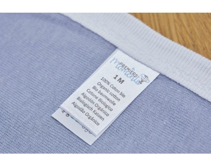 PREMIERS MOMENTS Pyjama Velours 100% coton bio - Ocan (5)