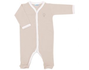  Pyjama Lger t - 100% Coton Bio - Noisette 1 mois