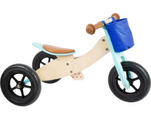 SMALL FOOT COMPANY Draisienne Tricycle 2 en 1 Maxi Turquoise - Ds 12 mois