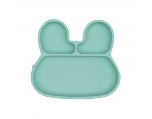WE MIGHT BE TINY Assiette en Silicone - Lapin - Ds 12 mois