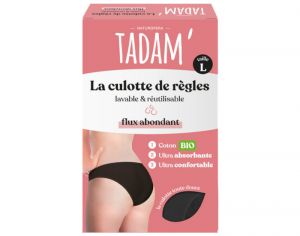 TADAM Culotte Menstruelle Flux Abondant Taille L
