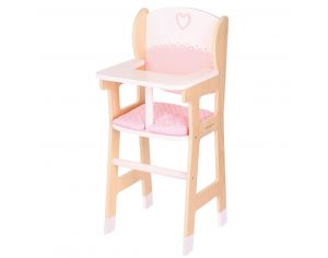 NEW CLASSIC TOYS Chaise Haute en Bois pour Poupe - Ds 3 ans