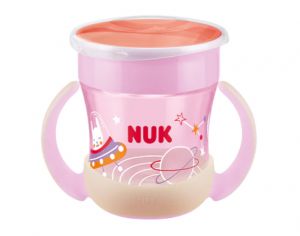 NUK Mini Magic Cup Nuit - 160 ml - Ds 6 mois Rose