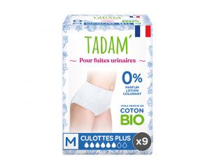 TADAM Culottes Plus Fuites Urinaires  Taille M - Boite de 9