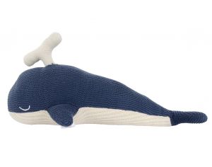 KINDSGUT Peluche Baleine Crochet  - 100% Coton - Ds la naissance 