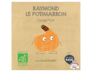 LES PETITS RADIS Mini Kit de Graines Bio - Raymond le Potimarron - Ds 3 ans 