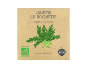 LES PETITS RADIS Mini Kit de Graines Bio - Juliette la Roquette - Ds 3 ans 