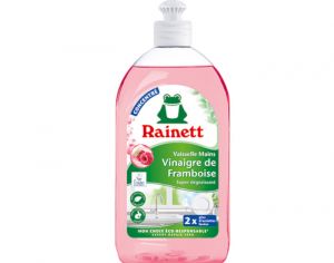 RAINETT Liquide Vaisselle Mains - Formule Concentre Vinaigre de Framboise - 500 ml