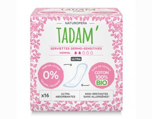 TADAM Serviettes Dermo-Sensitives Ultra