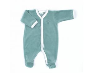 PREMIERS MOMENTS Pyjama Velours 100% Coton Biologique- Fort 6 mois